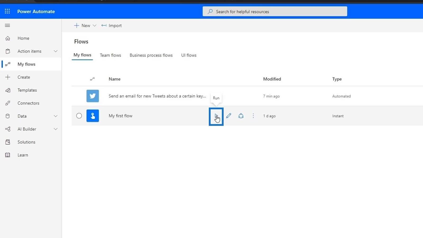 Microsoft Flow -opastus – Instant Vs.  Automatisoitu Flow