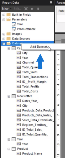 Brug kaskadeparametre til at filtrere data i LuckyTemplates Report Builder