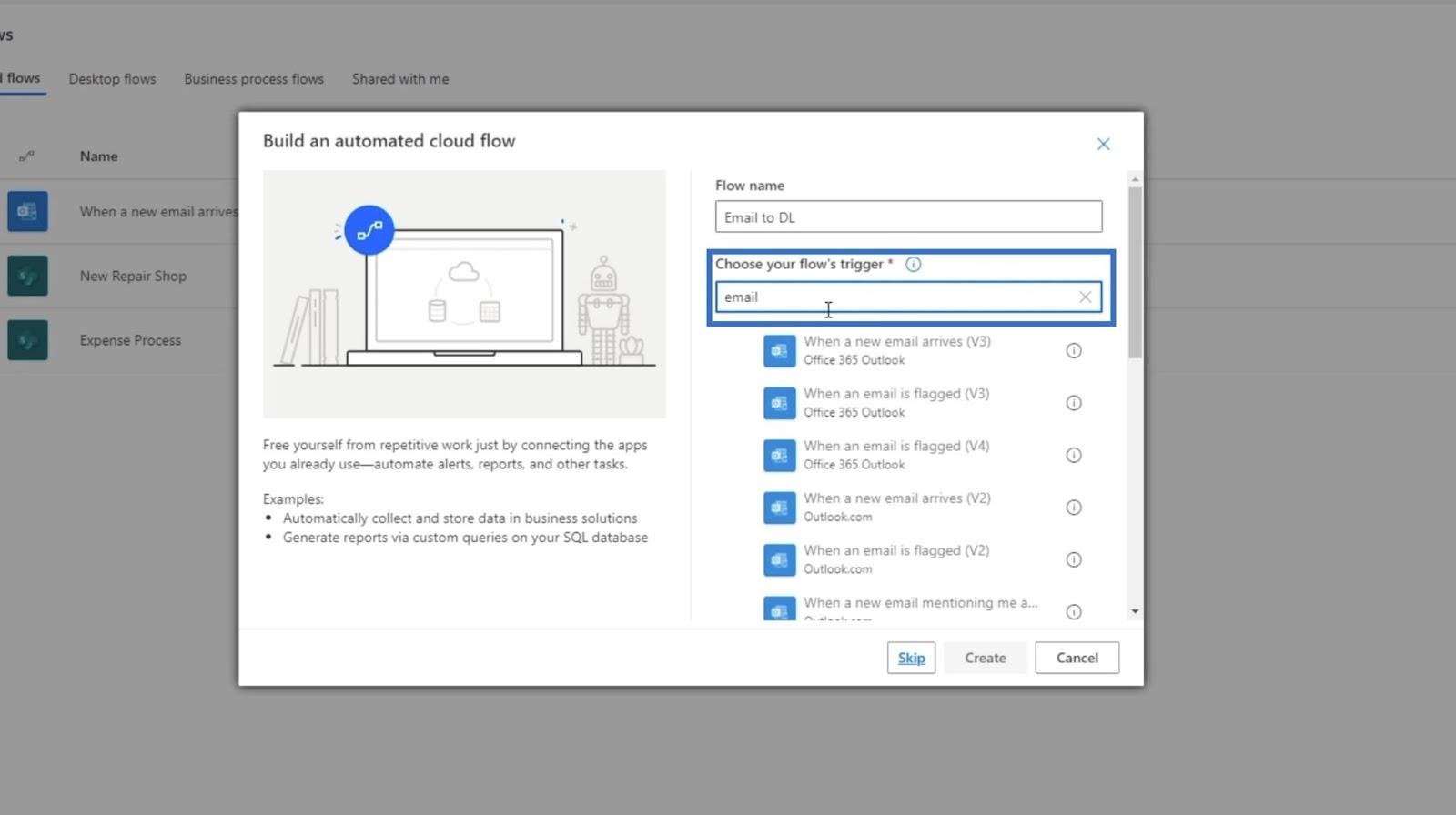 MS Flow: як завантажити в SharePoint електронною поштою