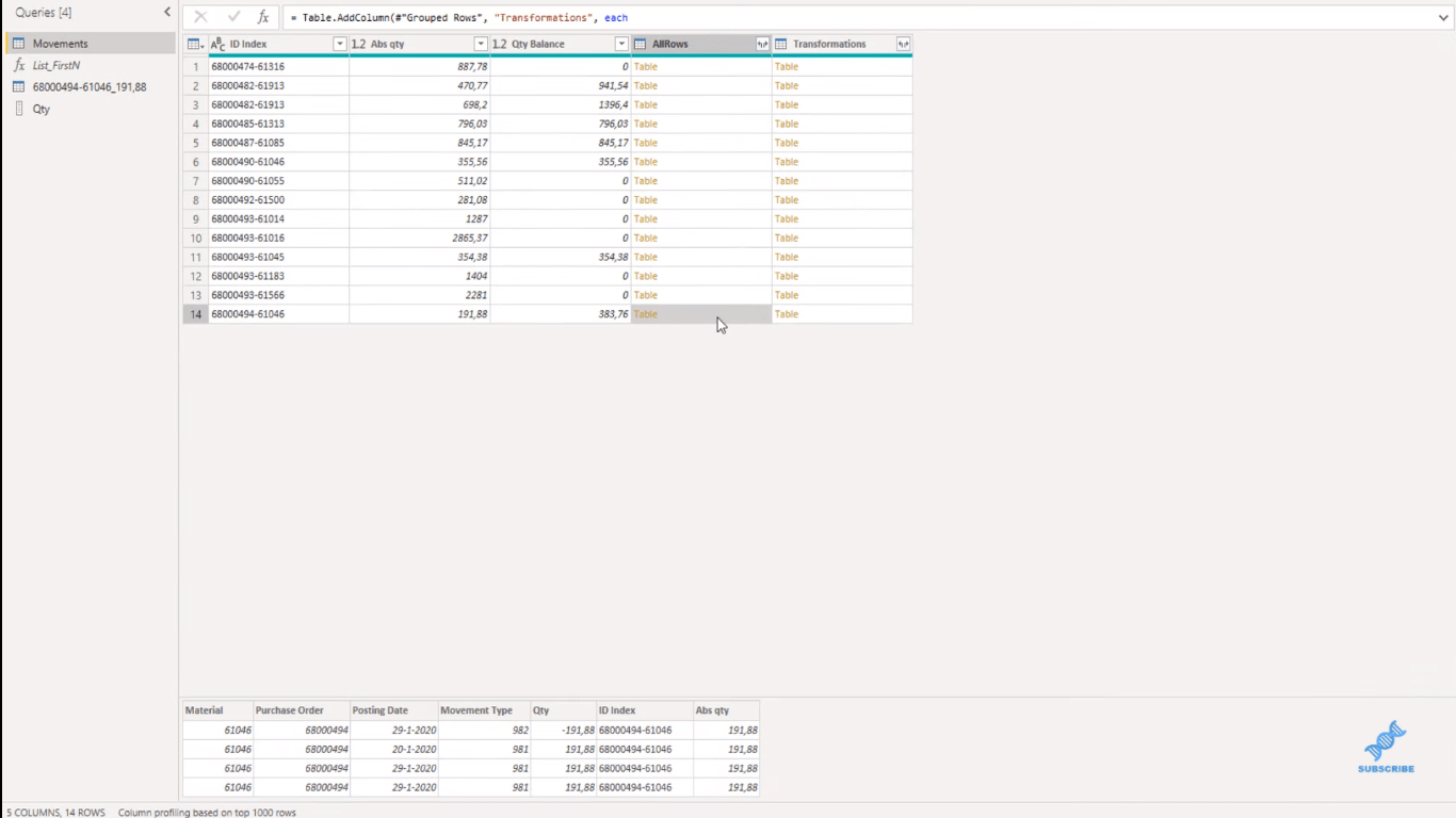 LuckyTemplates Power Query: päällekkäisten rivien poistaminen