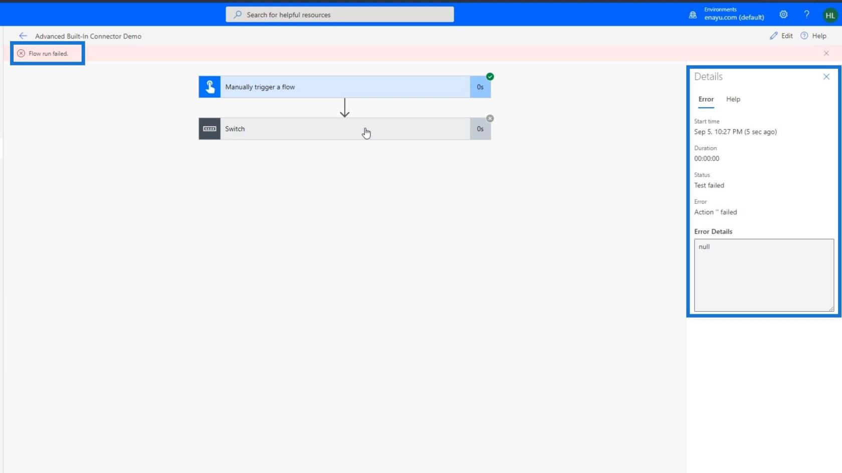 Power Automate Afslut handlingskontrol i flows