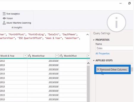 Udvidet datotabel Power Query M-funktion