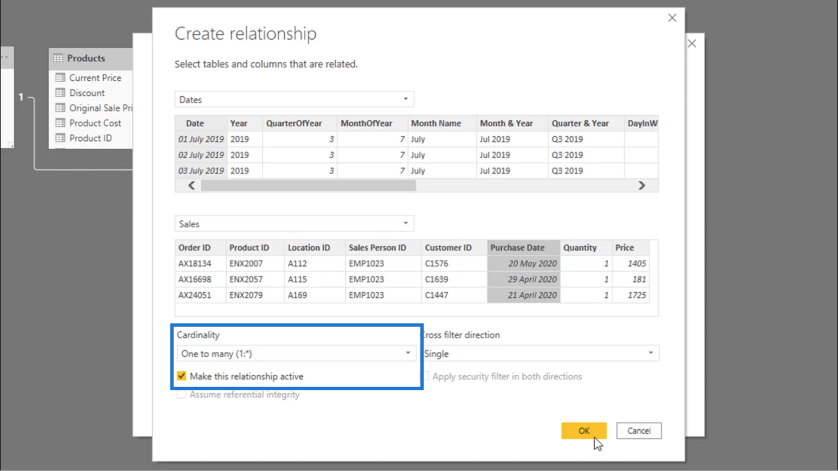 Ansluta datatabeller – Tips om LuckyTemplates-relationer