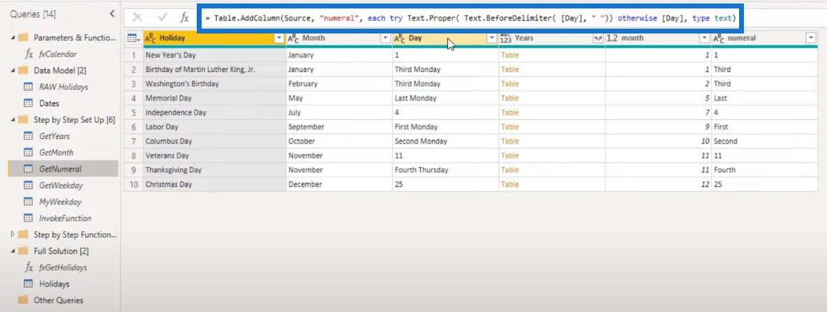 Evig feriekalender – POTW #12 (Power Query Solution)