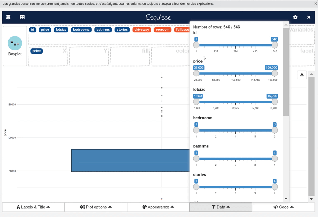 GGPLOT2 In R: Visualiseringer med ESQUISSE