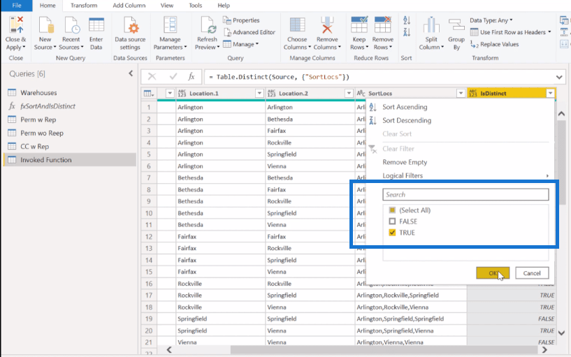 Kombinatorisk analys med hjälp av Power Query i LuckyTemplates