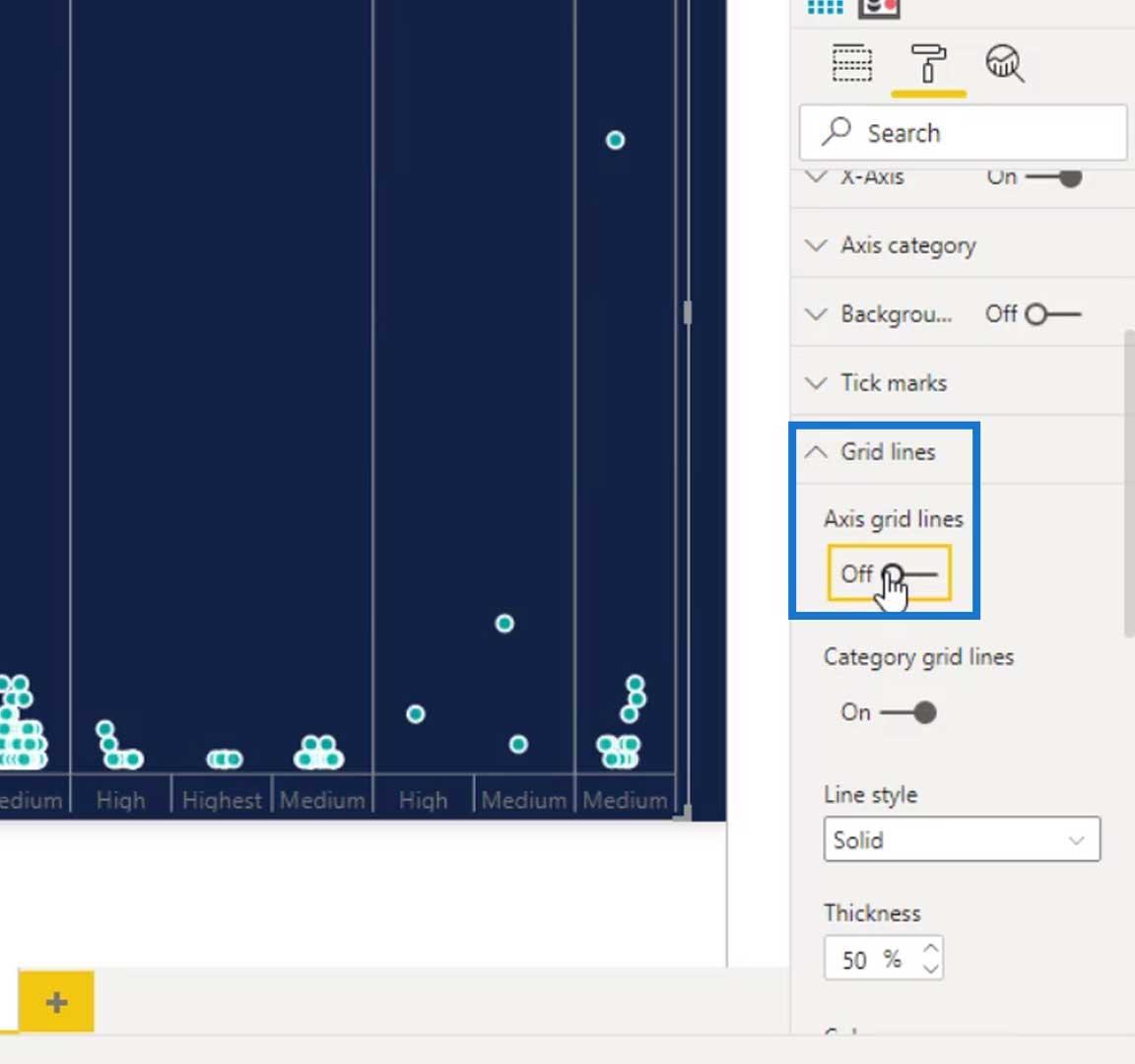 Dot Plot Graphs In Lucky Templates: Custom Visualization