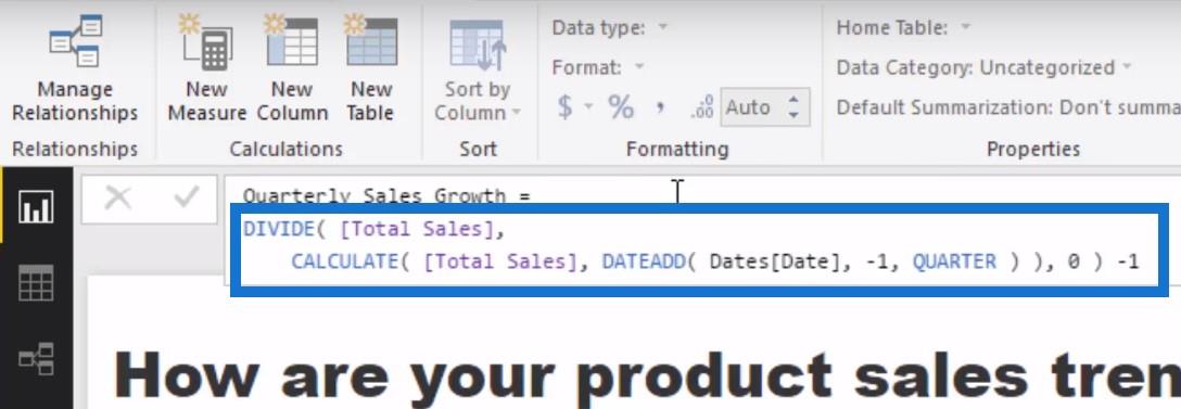 Trendelemzés a LuckyTemplates programban a DAX használatával