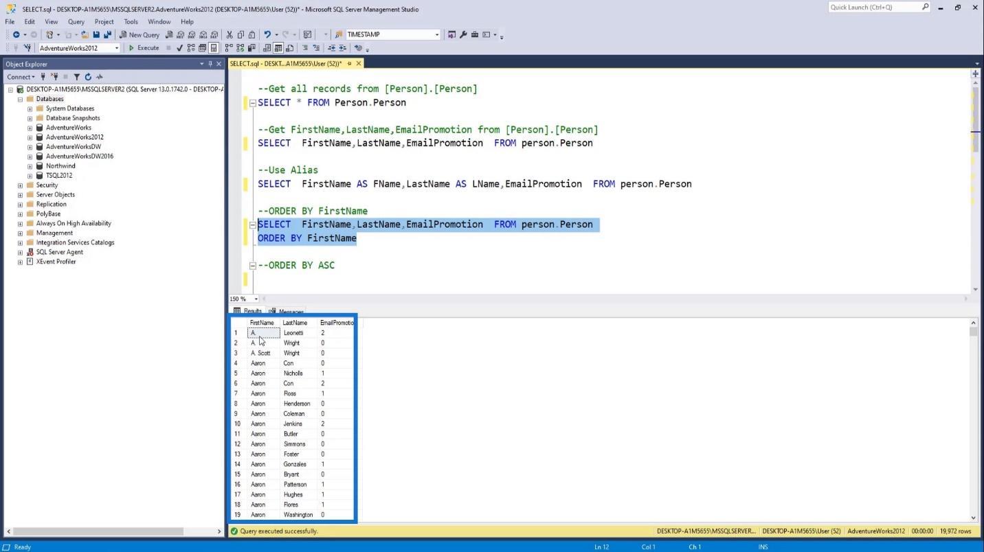 SQL SELECT-setning: en introduksjon