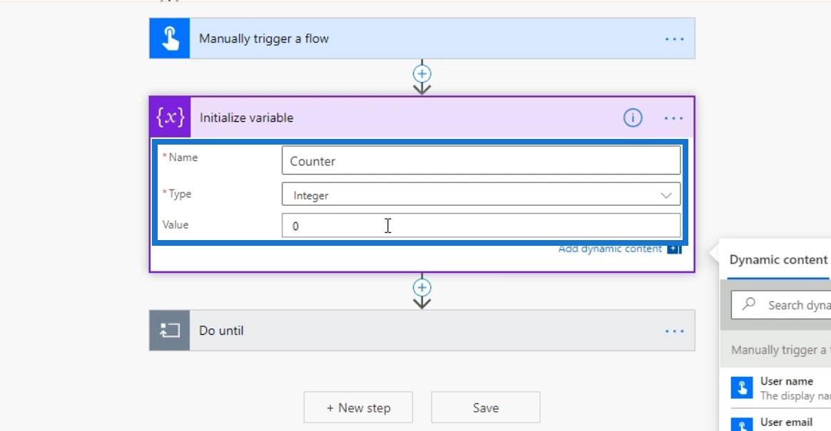 Do Until Loop Control у Power Automate