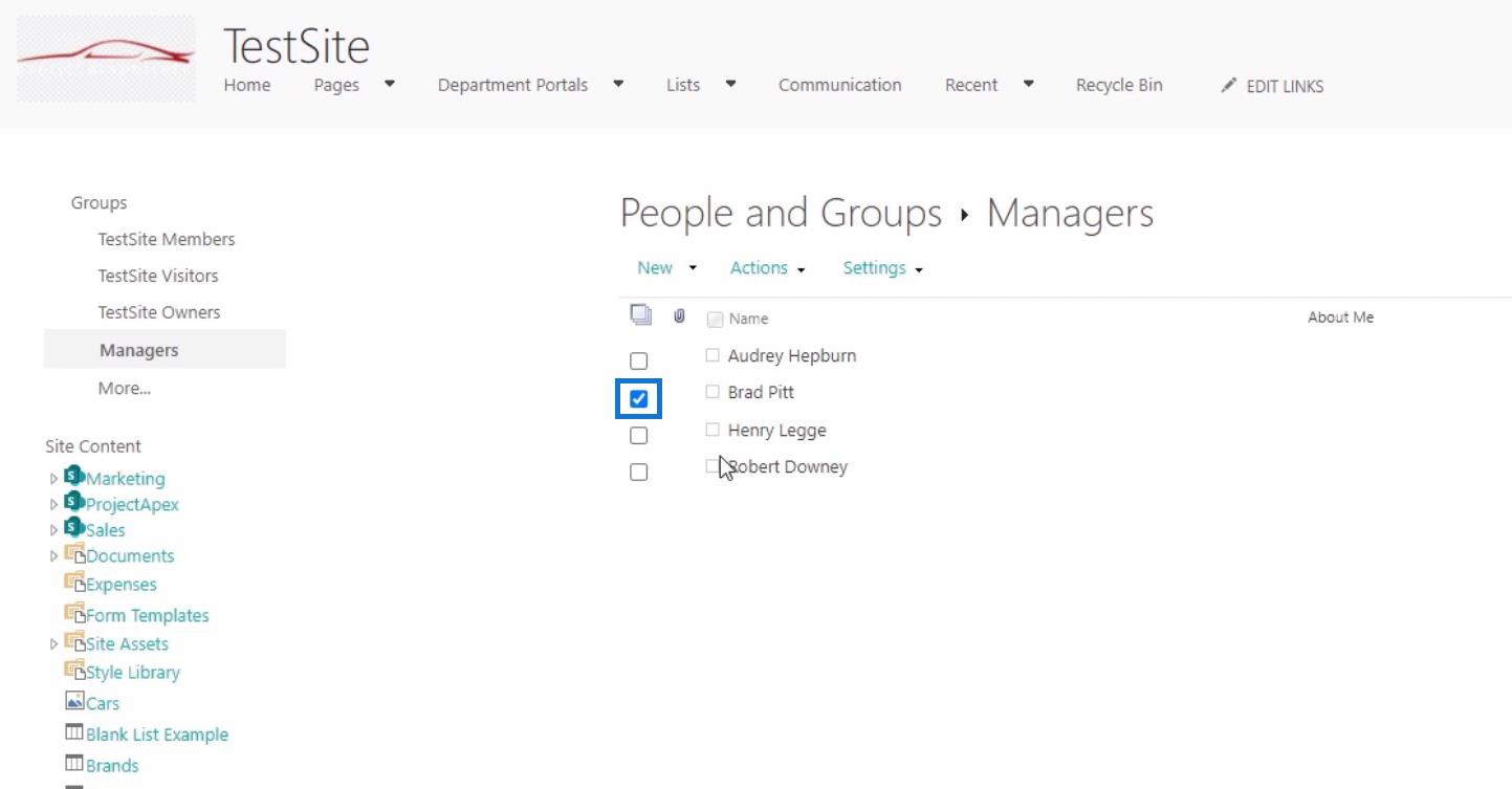 Tilpasning af anmodning om SharePoint-webstedsadgang