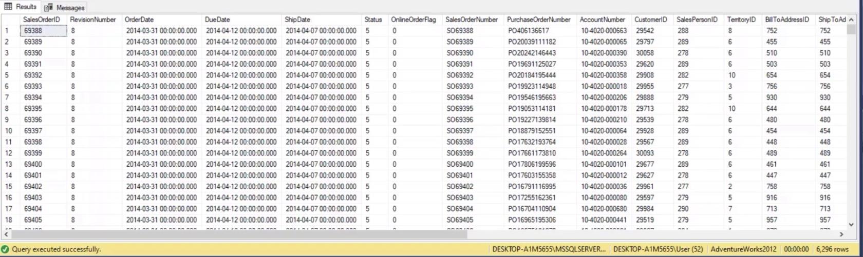 SQL WHERE-klausul til filtrering af data