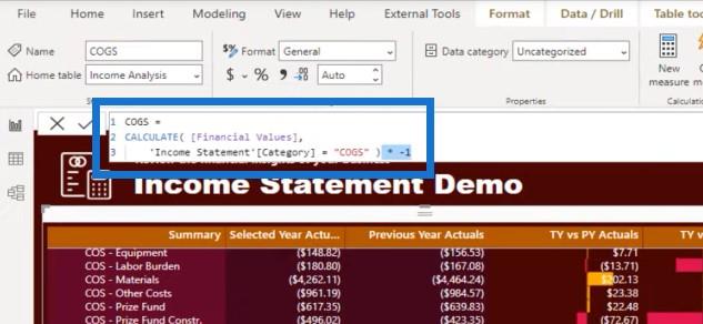 LuckyTemplates Financial Dashboard: Komplette tabelltilpasningstips