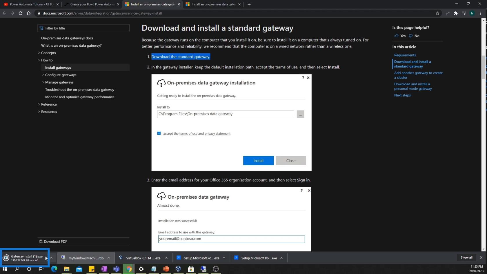 On-Premises Data Gateway Power Automatessa