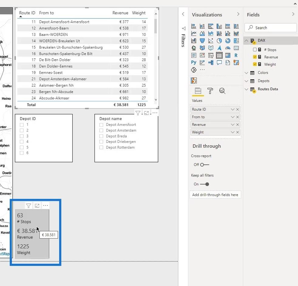 LuckyTemplates Ikon Kort Visual: WKT Strings