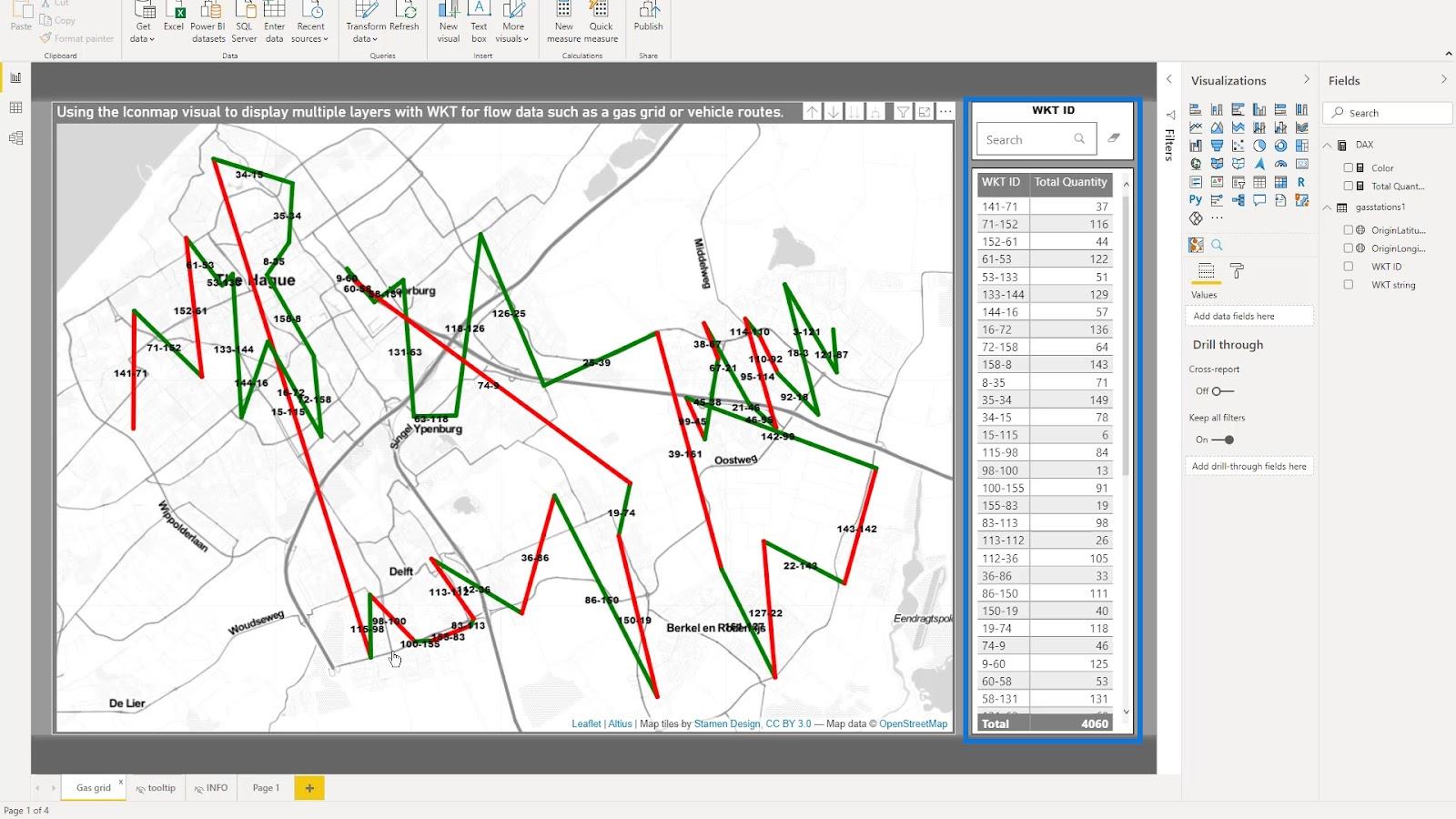 Vizuálna mapa ikon LuckyTemplates: WKT Strings