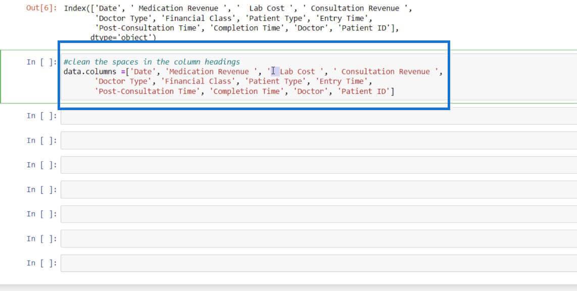 Bruke Python i LuckyTemplates |  Datasett og strengfunksjon