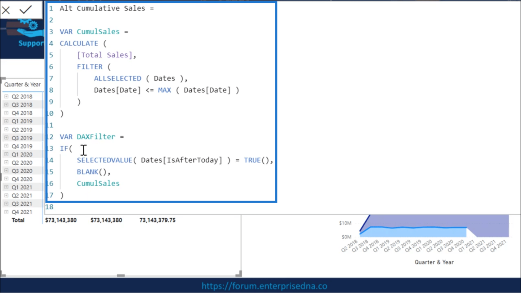 Bruk av IsAfterToday For LuckyTemplates Time Intelligence Scenarios