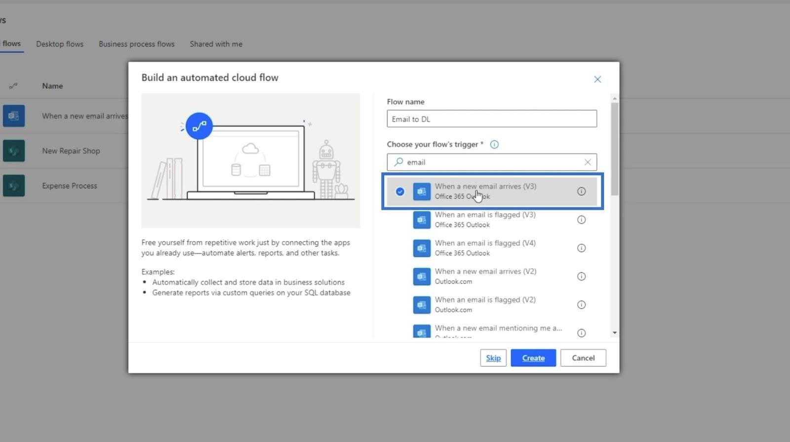 MS Flow: Jak nahrávat na SharePoint e-mailem