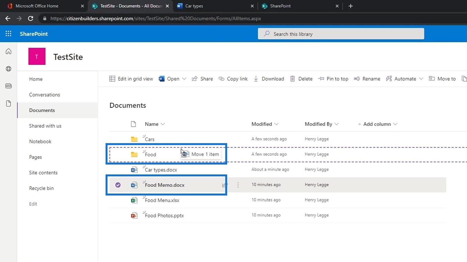 SharePoint-asiakirjakirjasto |  Aloittelijan opetusohjelma