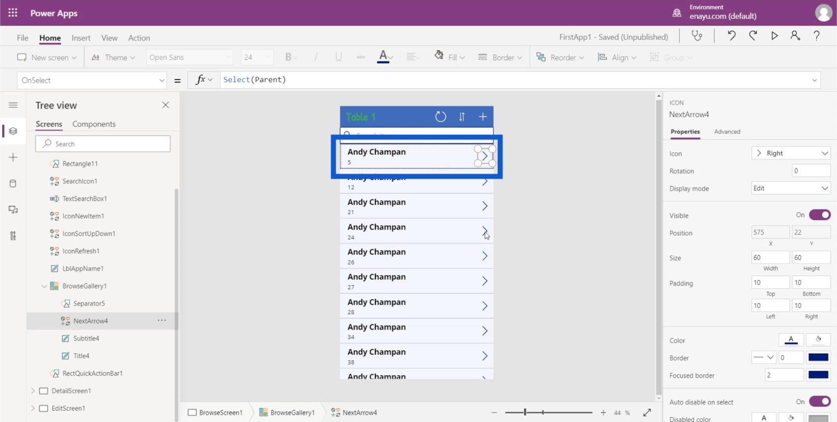 PowerApps Gallerier: En introduktion