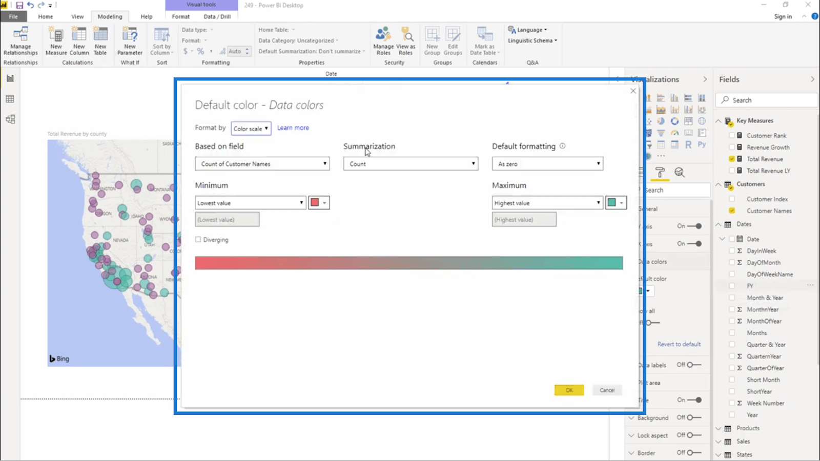 LuckyTemplates Betinget formatering for diagramvisuals – hvad er muligt?