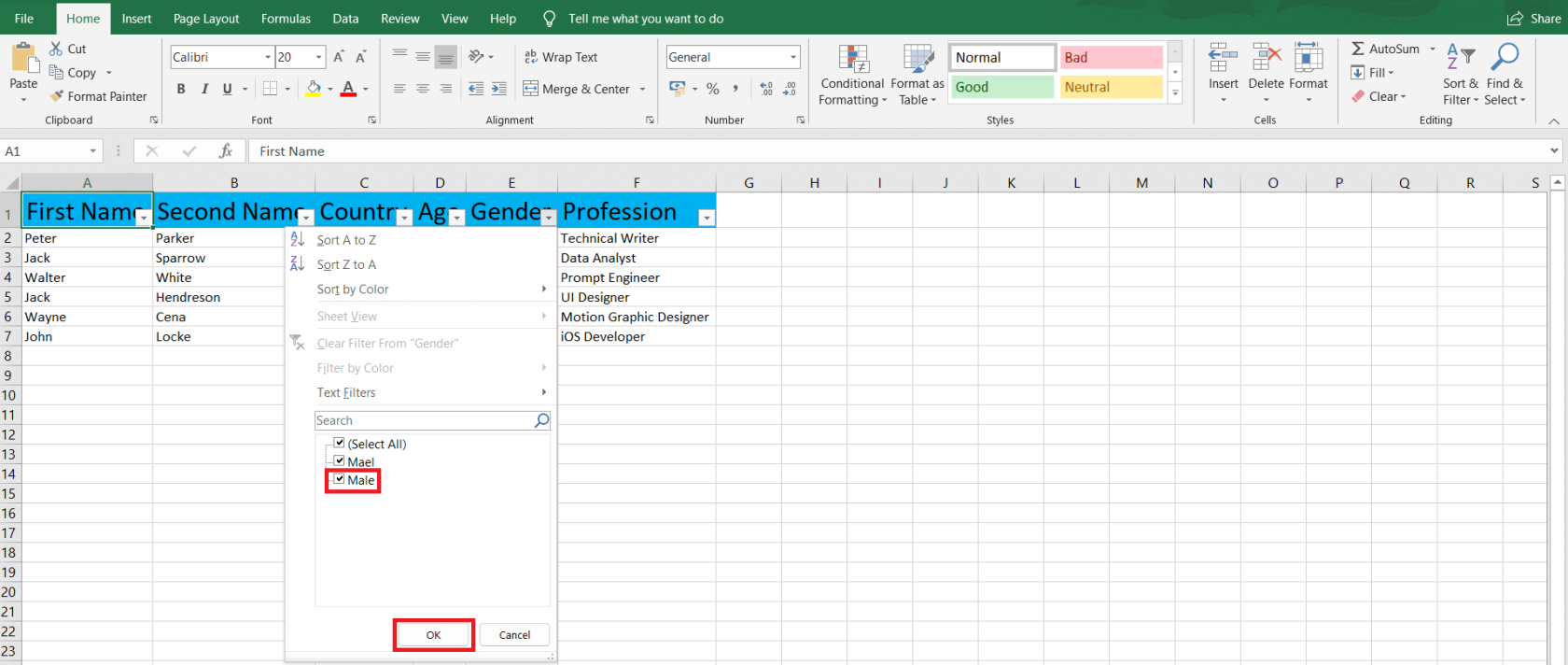 Find uoverensstemmelser i Excel – 5 nemme teknikker forklaret