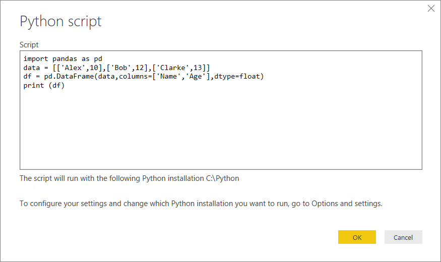 Python Script használata a LuckyTemplates alkalmazásban