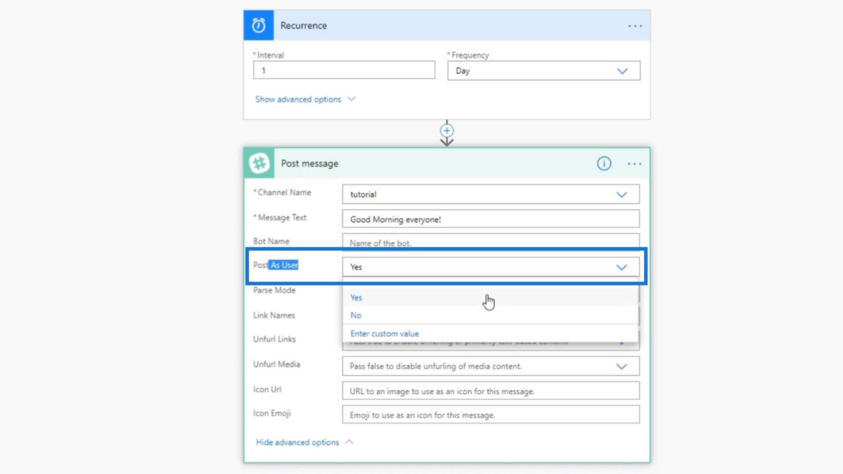 Planlagte arbeidsflyter i Microsoft Power Automate