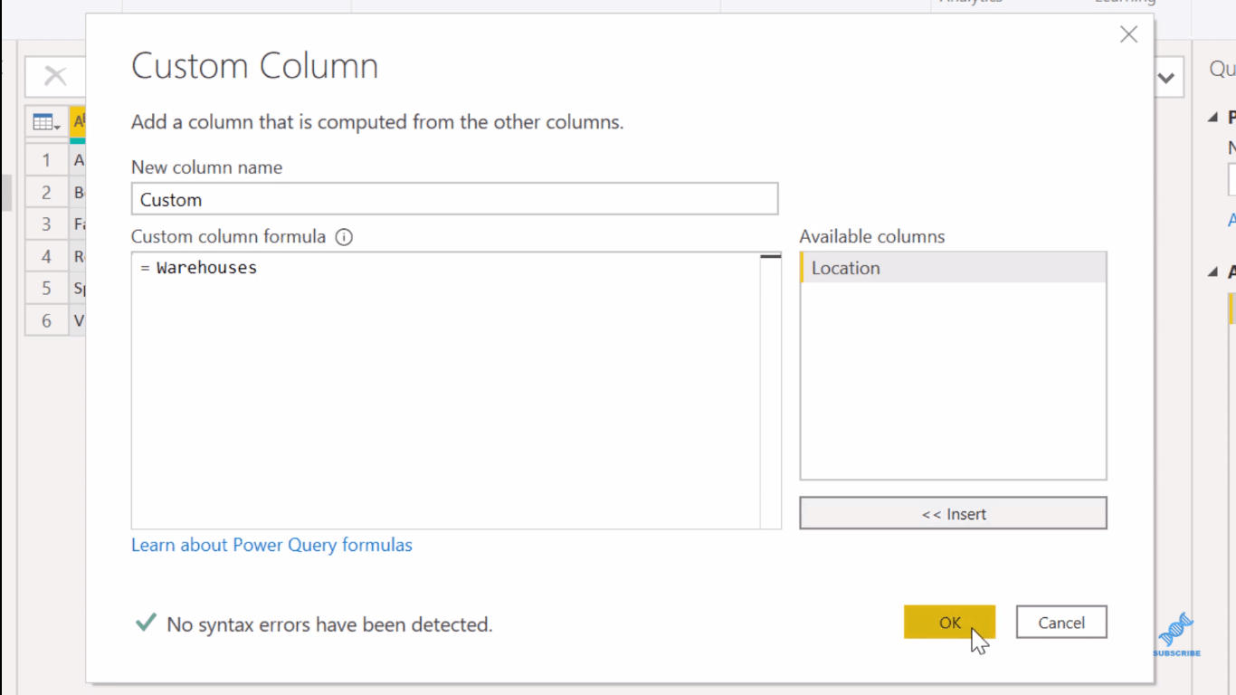 Kombinatorická analýza pomocou Power Query v LuckyTemplates