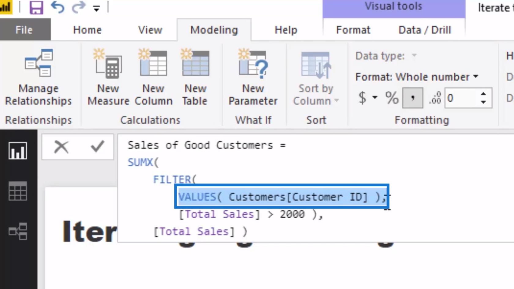 Virtuelle tabeller inde i itererende funktioner i LuckyTemplates – DAX-koncepter