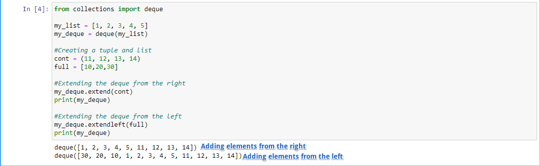 Deque In Python – bemutató példákkal