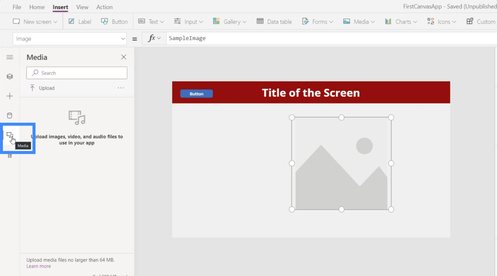 Obrázky PowerApps v kombinaci s perem, fotoaparátem a nahráváním fotografií