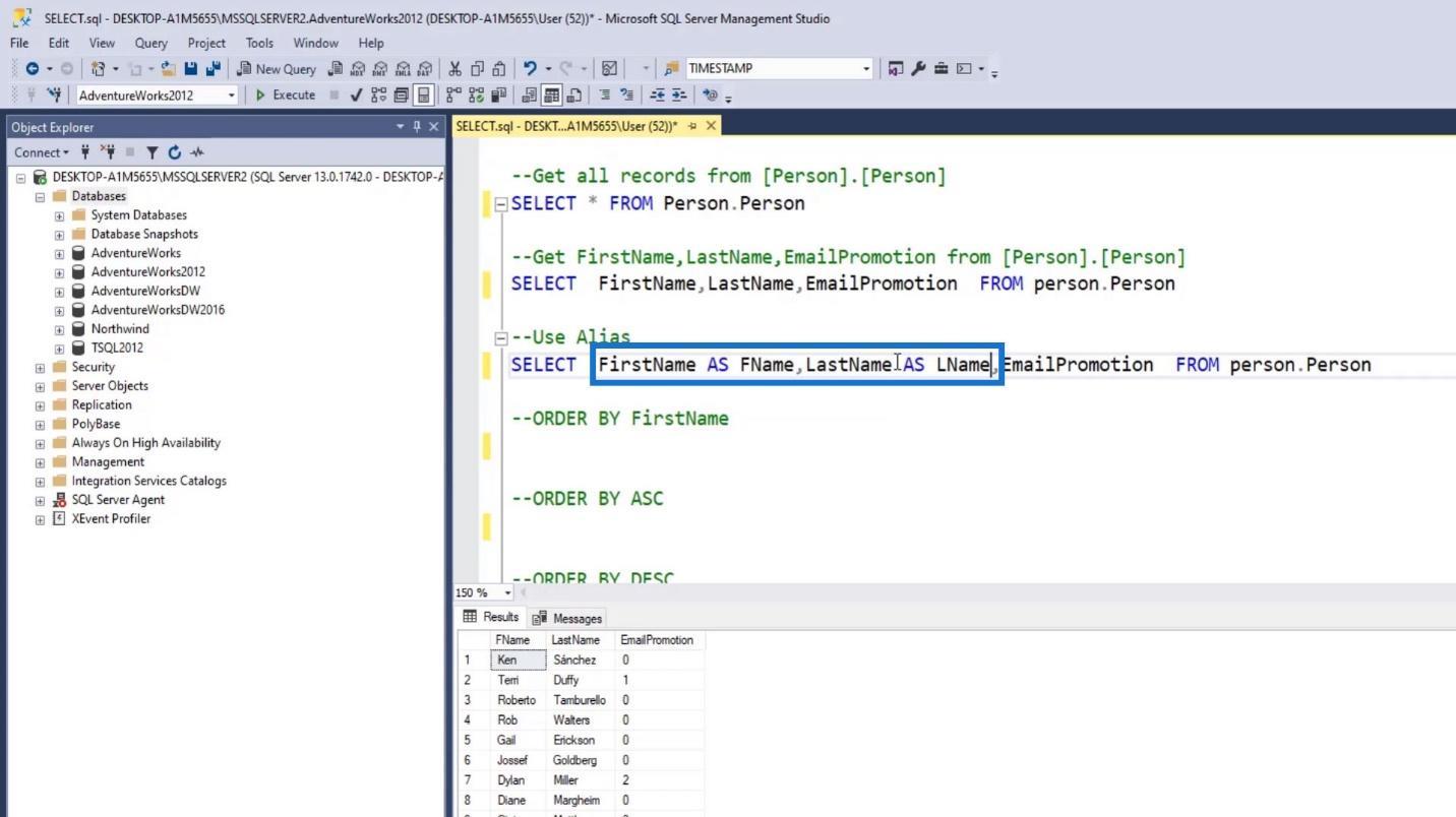 SQL SELECT-setning: en introduksjon