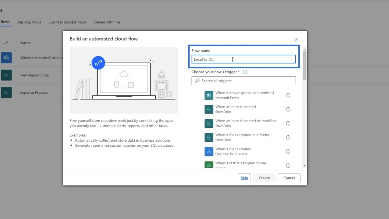 MS Flow: Sådan uploades i SharePoint via e-mail