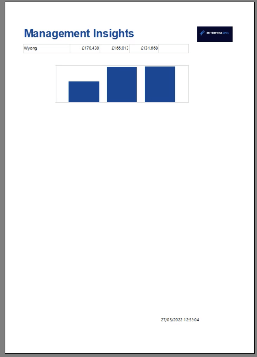 Hur man formaterar ett SSRS Report Builder-datastapeldiagram