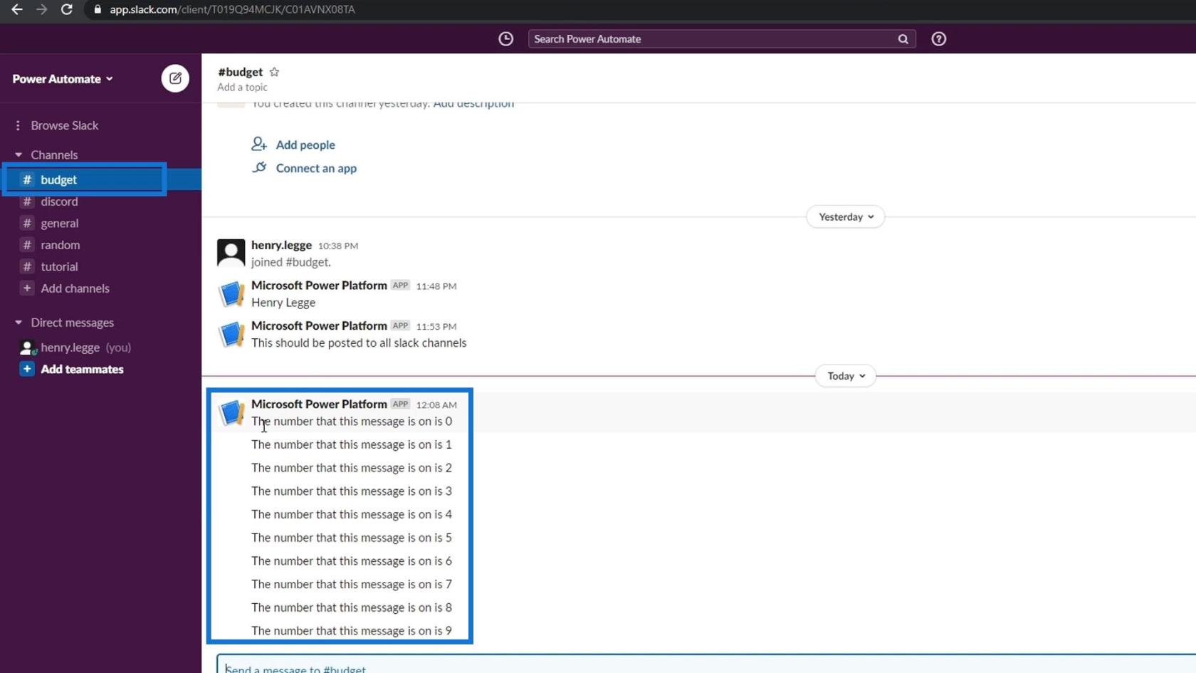 Do Until Loop Control у Power Automate