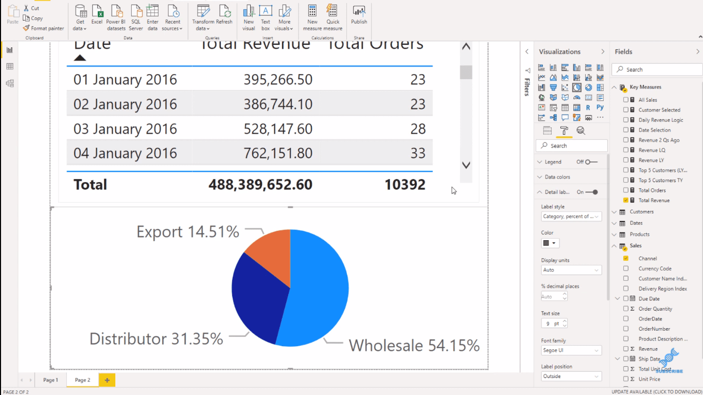 Oprettelse af et visuelt værktøjstip i LuckyTemplates