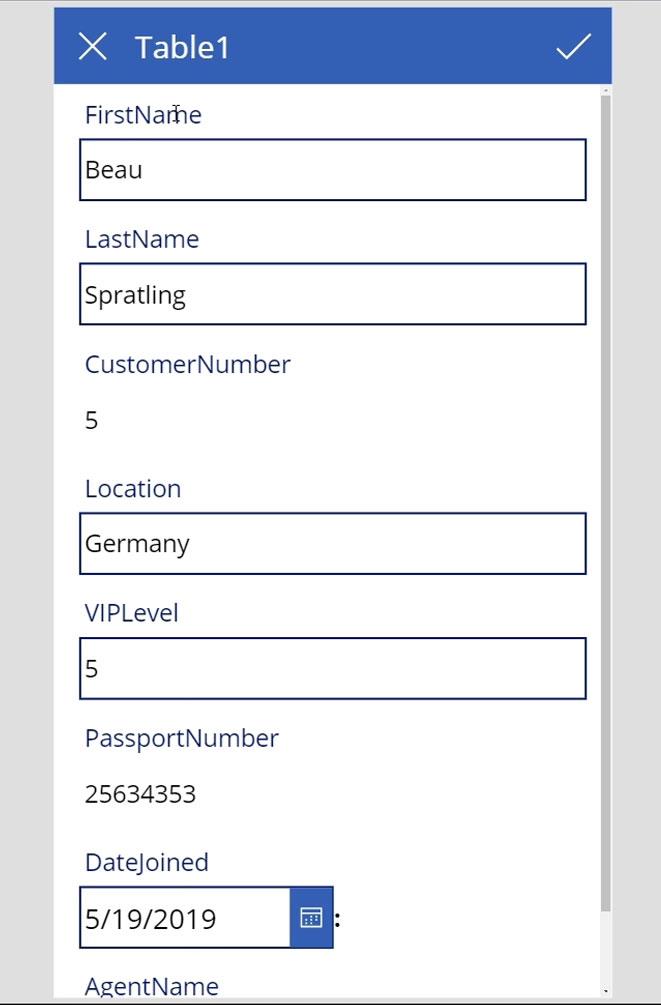 PowerApps-navigasjonskontekstoversikt