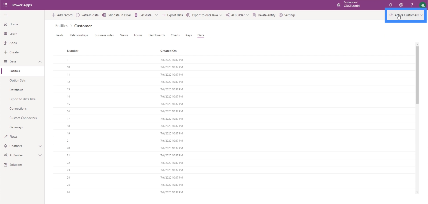 PowerApps adatok: Hogyan töltsünk fel és tekintsünk meg adatokat entitásokban