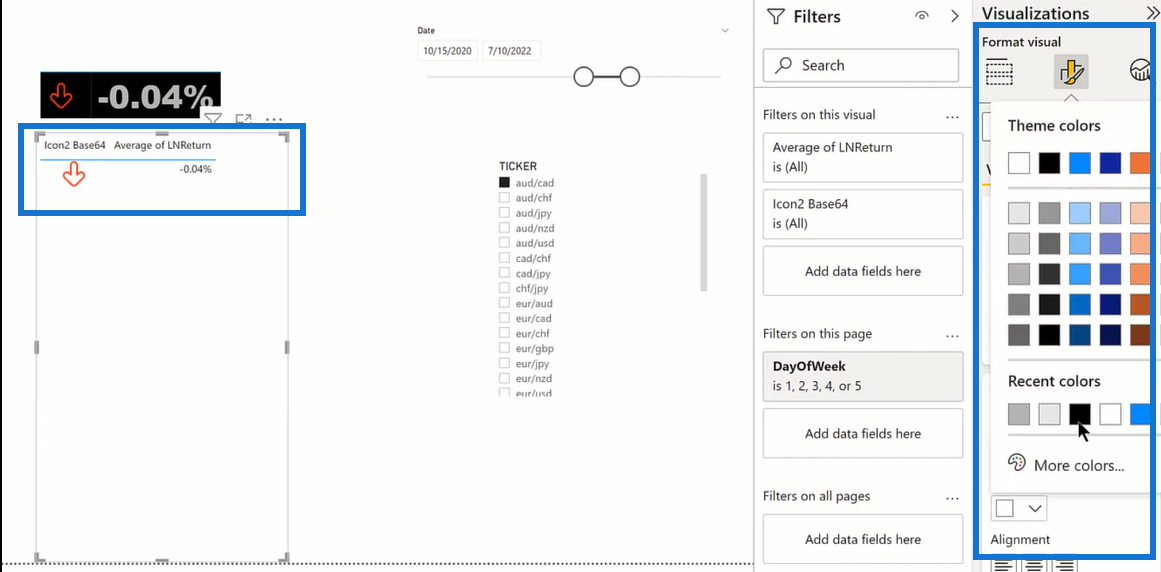 LuckyTemplates egendefinerte ikoner |  PBI visualiseringsteknikk