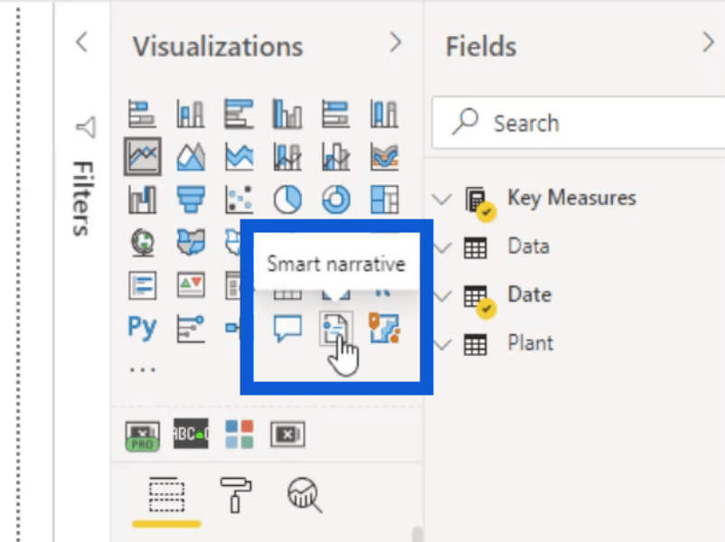 Avvikelsedetektering i Lucky Templates, zoomreglage och smart narrativ funktionalitet