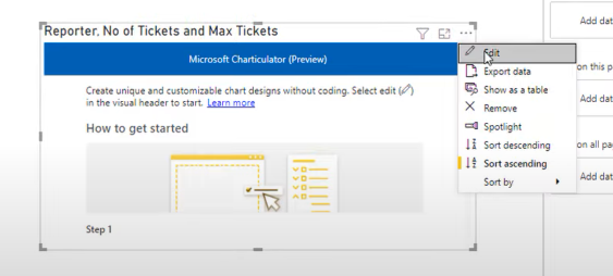 Formater diagrammer betinget ved hjelp av Charticulator