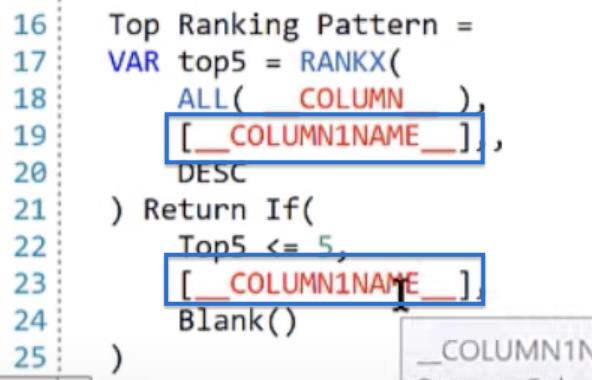 Slik får du datasettets topp N i LuckyTemplates