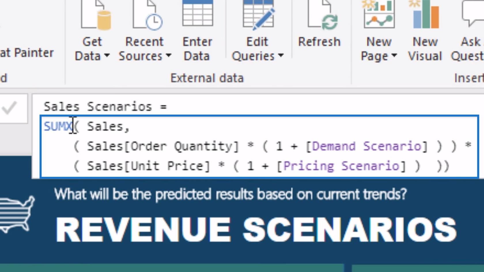 Kom godt i gang med "Hvad nu hvis"-parameteren i LuckyTemplates