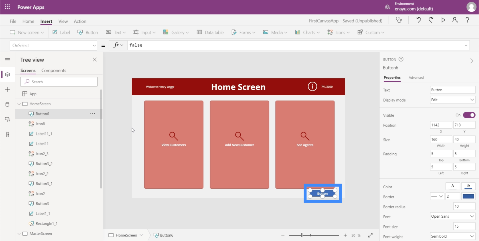 PowerApps-startfunksjon: Slik starter du andre tjenester fra appen din