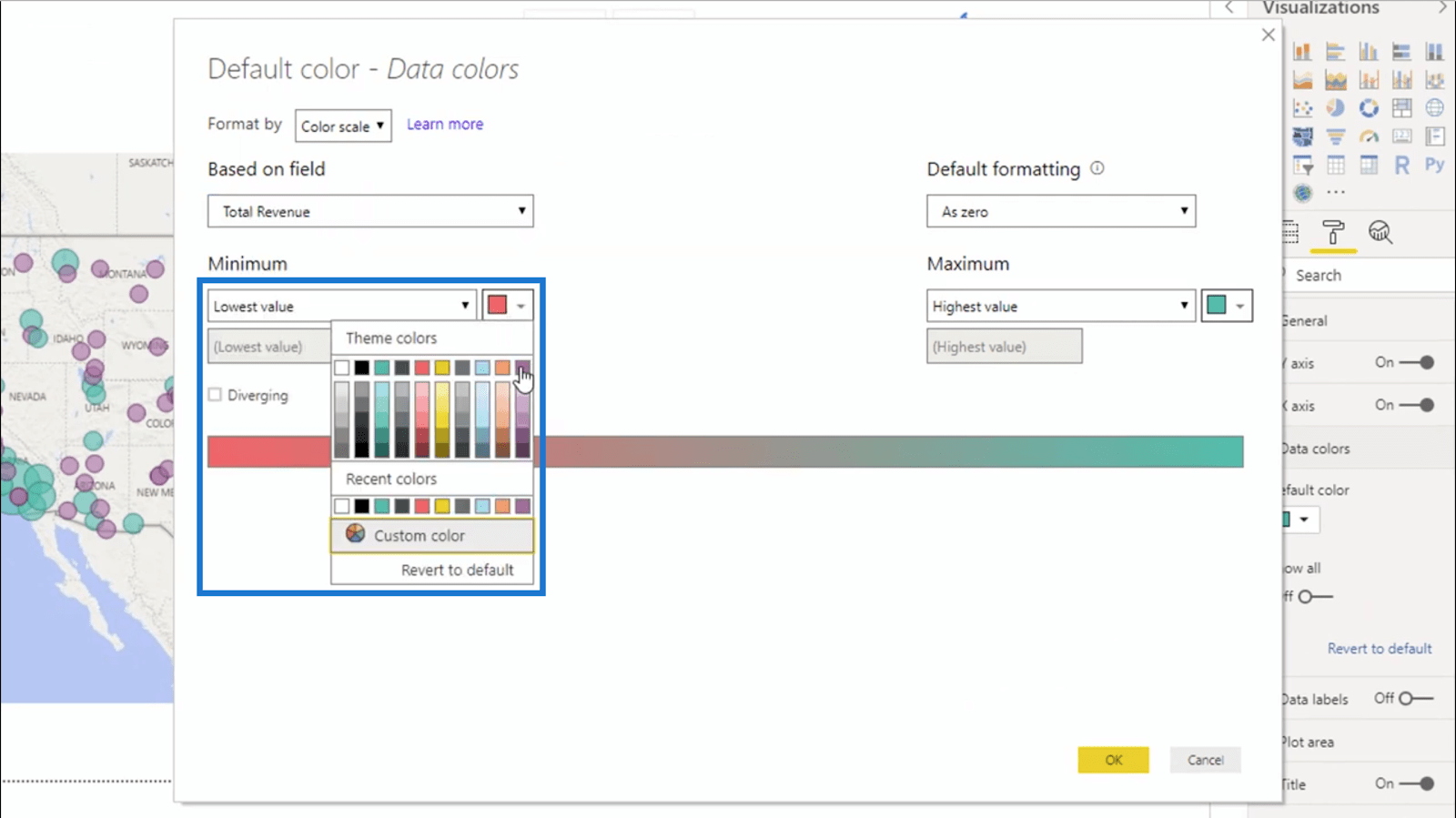 LuckyTemplates betinget formatering for diagramvisualer – hva er mulig?