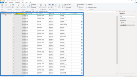 Opprett en avgrenset liste i Power Query – Query Editor-veiledning