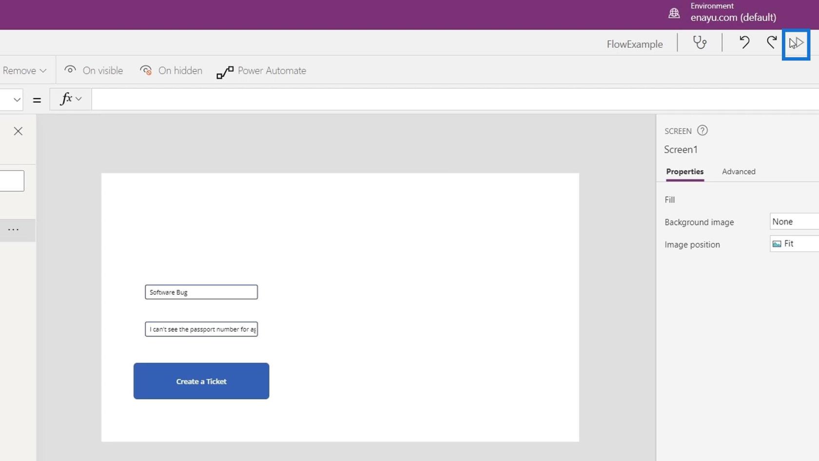 PowerApps-integration i Microsoft Power Automate