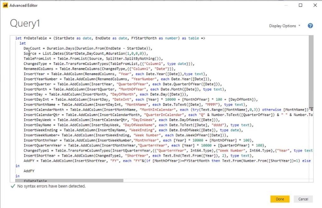 Vikten av LuckyTemplates datumtabeller